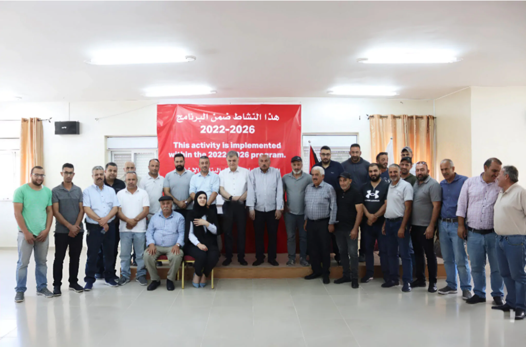 نقابة البناء بمجلس رام الله تشكل لجنة عمالية للقرى الشرقية 88